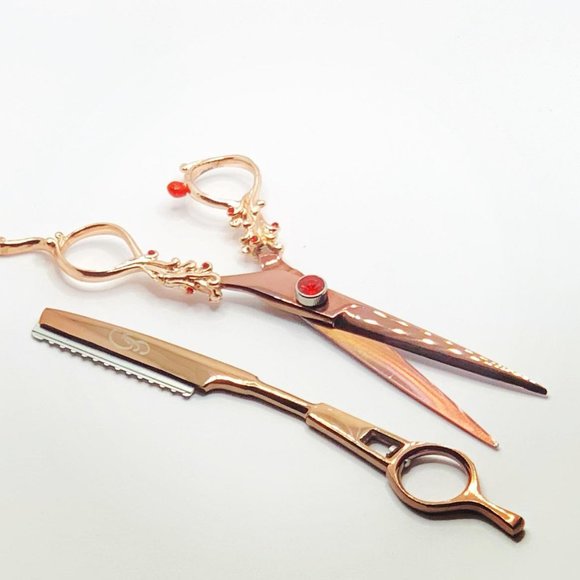 Barber Cutting Scissor and Thinning Razor - Picture 4 of 5